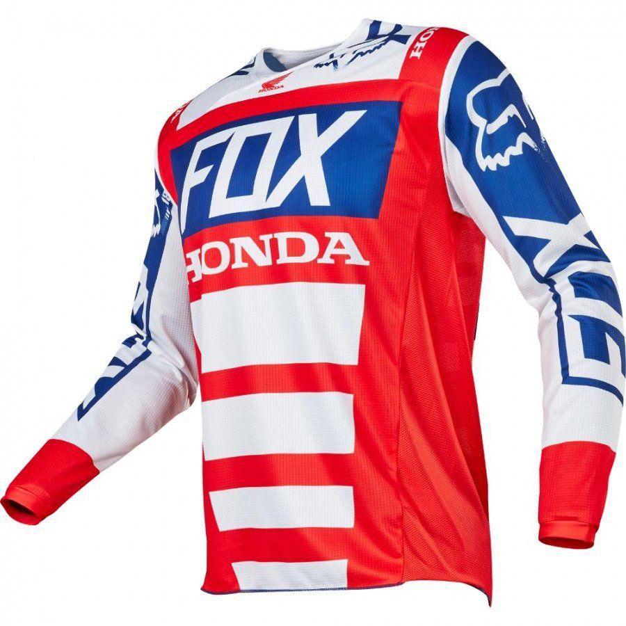 Джерси Fox 180 Honda red/white