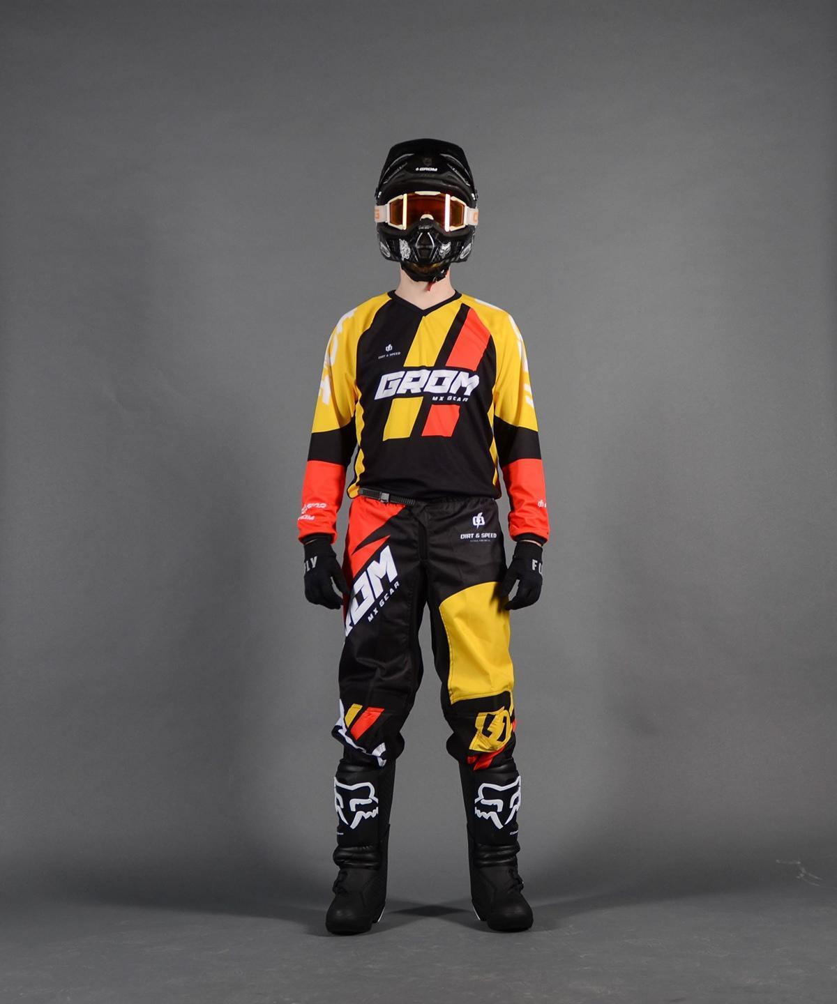 Джерси кросс GROM Race Red